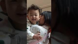 My cute little brother #cute    #21개월아기 #육아일기