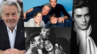 Discover Alain Delon's family