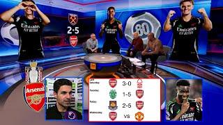 MOTD West Ham vs Arsenal 2-5 Mikel Artete on Fire  Gunners back in Title Race & All Reactions