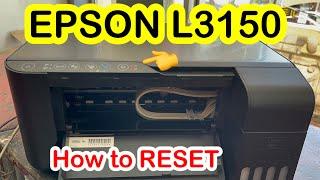 How to Reset Epson L3150 Red Lights Blinking error