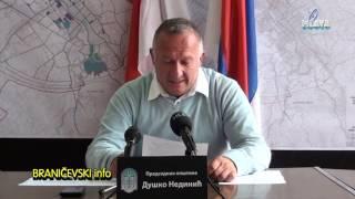 Konferencija za medije predsednika opstine Dusko Nedinic 05.10.2016.