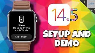 How To Unlock iPhone With Apple Watch | Setup & Demo IOS 14.5 | In 5 Mins