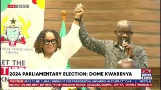 EC declares NDC’s Elikplim Akurugu winner of Dome Kwabenya parliamentary election