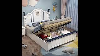 American solid wood bed for children/Extra large storage space