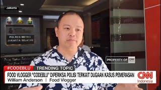 Food Vlogger "Codeblu" Diperiksa Polisi Terkait Dugaan Kasus Pemerasan
