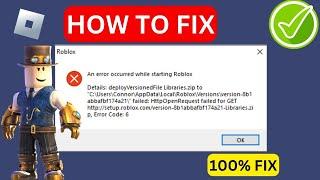 How To Fix An Error Occurred While Starting Roblox | Windows 7/8/10/11 (2024)