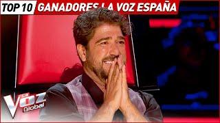 The 10 WINNERS of the 10 seasons of The Voice Spain 