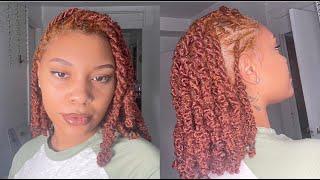 LOC KNOTS ON EXTENDED TWO STRANDS | Easy Loc Style