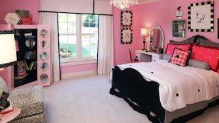 Room interior for girls with pink touch