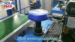 Pot cookware handles automatically weld studs#Cookware #Machine #automaticwelding #weldingmachine