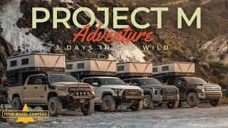 Ultimate Toyota Tundra Four Wheel Camper Adventure: Exploring the Wild with "Project M"