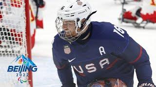 Team USA OBLITERATES China 11-0 in sled hockey semifinal | NBC Sports