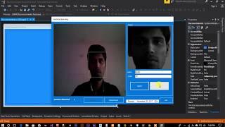 Real Time Multiple Face Detection and Recognition using  OpenCV C#