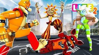 Game of Life 2 - FOXY LOSES ON THE FIRST TURN with Sun, Earth, and Glamrock Freddy