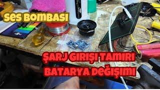 BLUETOOTH HOPARLÖRL ŞARJ  GİRİŞİ TAMİRİ BİRDAHA HİÇ BOZULMAYACAK