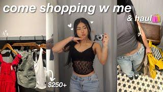 come shopping w me & TRY-ON HAUL ️