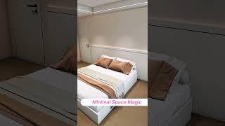 Small Bedroom Makeover: Genius Space-Saving Renovation Hacks!#HomeRenovation #BedroomMakeover