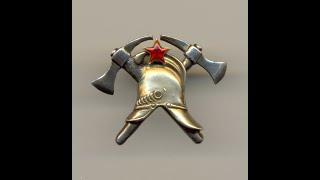 Фалеристика. Знак пожарного №Д 084  УНИКУМ!