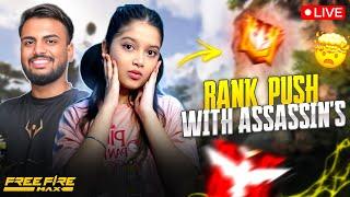 Free Fire Live with ElizaMOBILE GAMEPLAY GRIND Free Fire Live! #ff #freefire #facecam