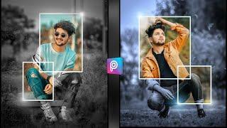 PicsArt Frame Photo Editing Tutorial  | PicsArt Editing | Square Photo Editing | urban editz