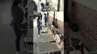 This woman asked the old woman to sit at another table . #shorts #viralvideo