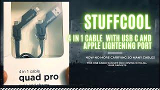 Unique Innovative gadgets in Amazon India | StuffCool 4 in 1 cable for charging and data transfer