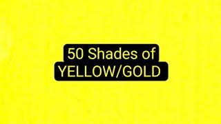 50 Shades of YELLOW and GOLD Project Pan #50shadesofyellowgoldpp