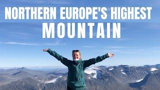 Summiting Norway's Highest mountain Galdhøpiggen