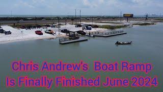 Finally, Chris Andrew's Boat Ramp is open!