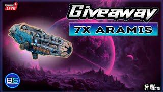 Giveaway 7x Aramis Weapons War Robots #warrobots #варроботс #WrwinNAramis