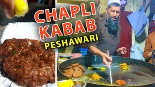 Live Peshawari Chappli Kabab Heera Mandi Lahore