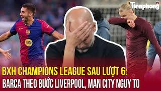 Thể thao 24/7: BXH Champions League sau lượt 6: Barca theo bước Liverpool, Man City nguy to