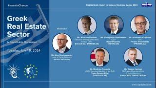 Capital Link Invest in Greece Webinar Series 2024 | The Greek Real Estate Sector