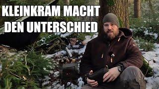 Bushcraft Ausrüstung die den Unterschied macht Wald EDC Possibility Pouch Survival Tasche