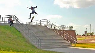 17 Stair Hardflip Attempts!?!