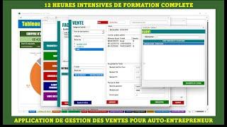 Excel VBA Auto-Entrepreneur Management - Purchase, Sale, Turnover, Recipe, Margin, Contributions