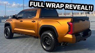 TUNDRA TRD PRO FULL WRAP REVEAL!!