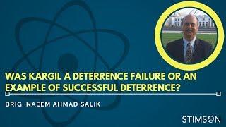 Brigadier (R) Naeem Ahmad Salik On Whether Kargil was a Deterrence Success or Failure