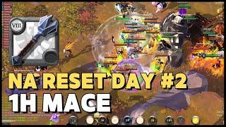 Friendly Reset Day Fight vs. Escalation #2 (1h Mace), Albion Online ZvZ/알비온 ZvZ: 에스컬과 리셋 데이 친선전(원핸메)