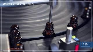 E-Fill - Essential Oils - Filling, capping & labeling machine - CDA USA