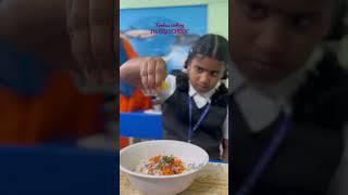 Fireless cooking in Shathvi’s school - PART 1 #ytshorts #firelesscookingrecipes #firelesscooking