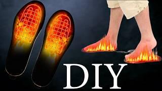 2 Hot Ideas for Winter DIY Foot Warmers +50-60°C! Amazing Tutorial on Making Heated Insoles!