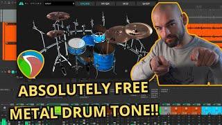 Get your ABSOLUTELY FREE Reaper Metal Drums Template that sounds PHAT