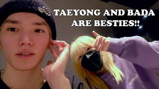 Taeyong and Bada Lee being besties