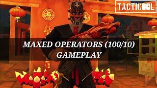 Tacticool: EPIC GAMES - MAXED OPERATORS (100/10) APOLLON / KLAUS / DMITRY GAMEPLAY 3 VS 3 MODE