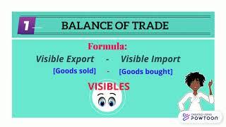 Balance of Trade and Payments