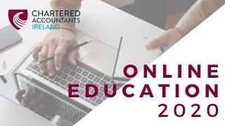 Chartered Accountants Ireland announce online education delivery