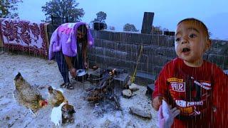 The Nomadic Father: A Mountainous Journey Through Rain and Reunion