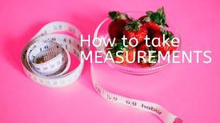 How to take full  measurements. |How to measure yourself ( Easy Tutorial) #fullbodymeasurement #DIY