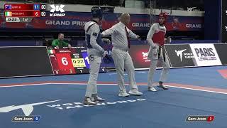 225 QF M 58kg AUS LEWIS B  IRL WOOLLEY J | Paris 2022 World Taekwondo Grand-Prix (Levallois)